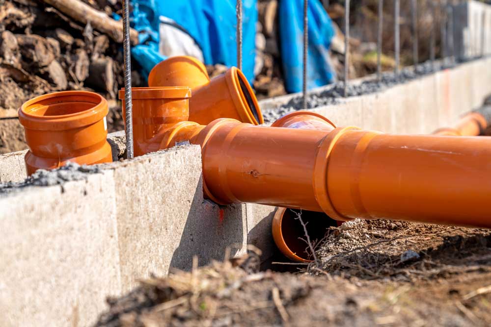 sewer line