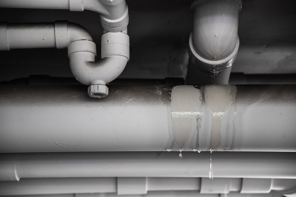 leaking pipe leaking pipe