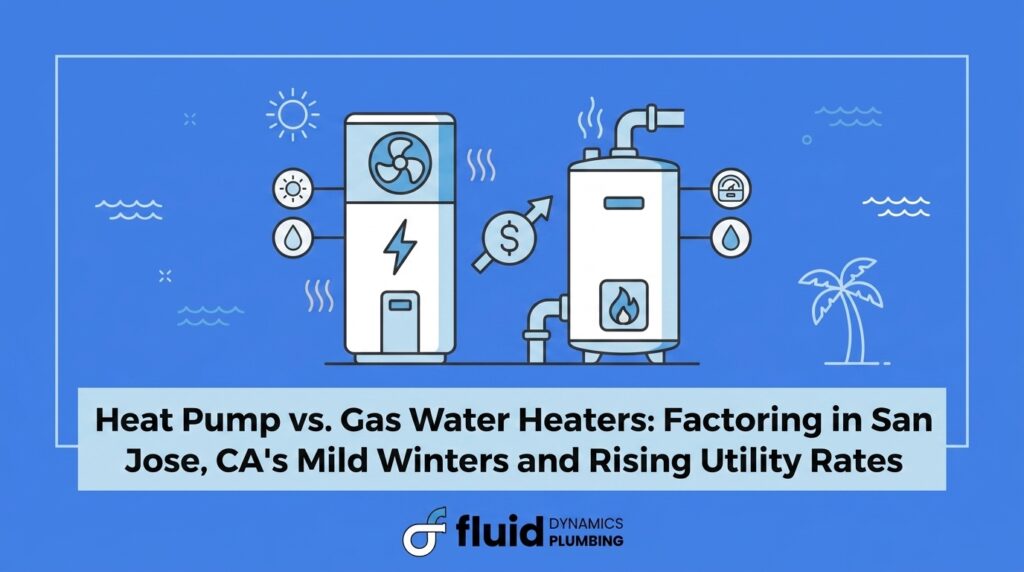Heat Pump vs. Gas Water Heaters: Factoring in San Jose, CA's Mild Winters and Rising Utility Rates — featured image
