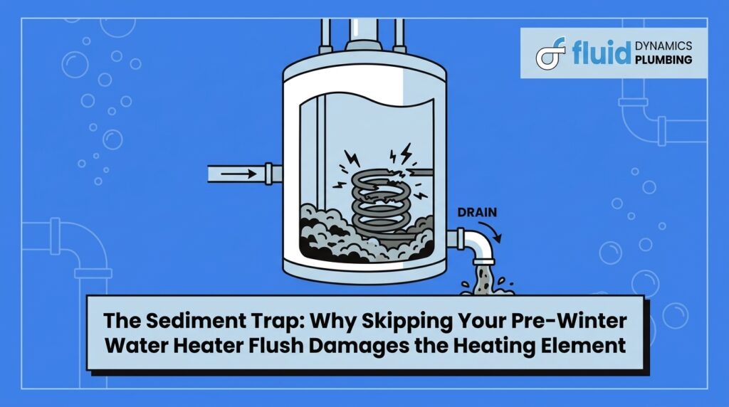 The Sediment Trap: Why Skipping Your Pre-Winter Water Heater Flush Damages the Heating Element — featured image