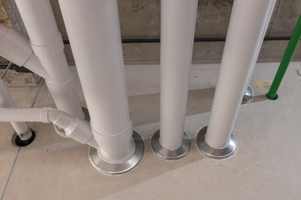 commercial drain pipe system